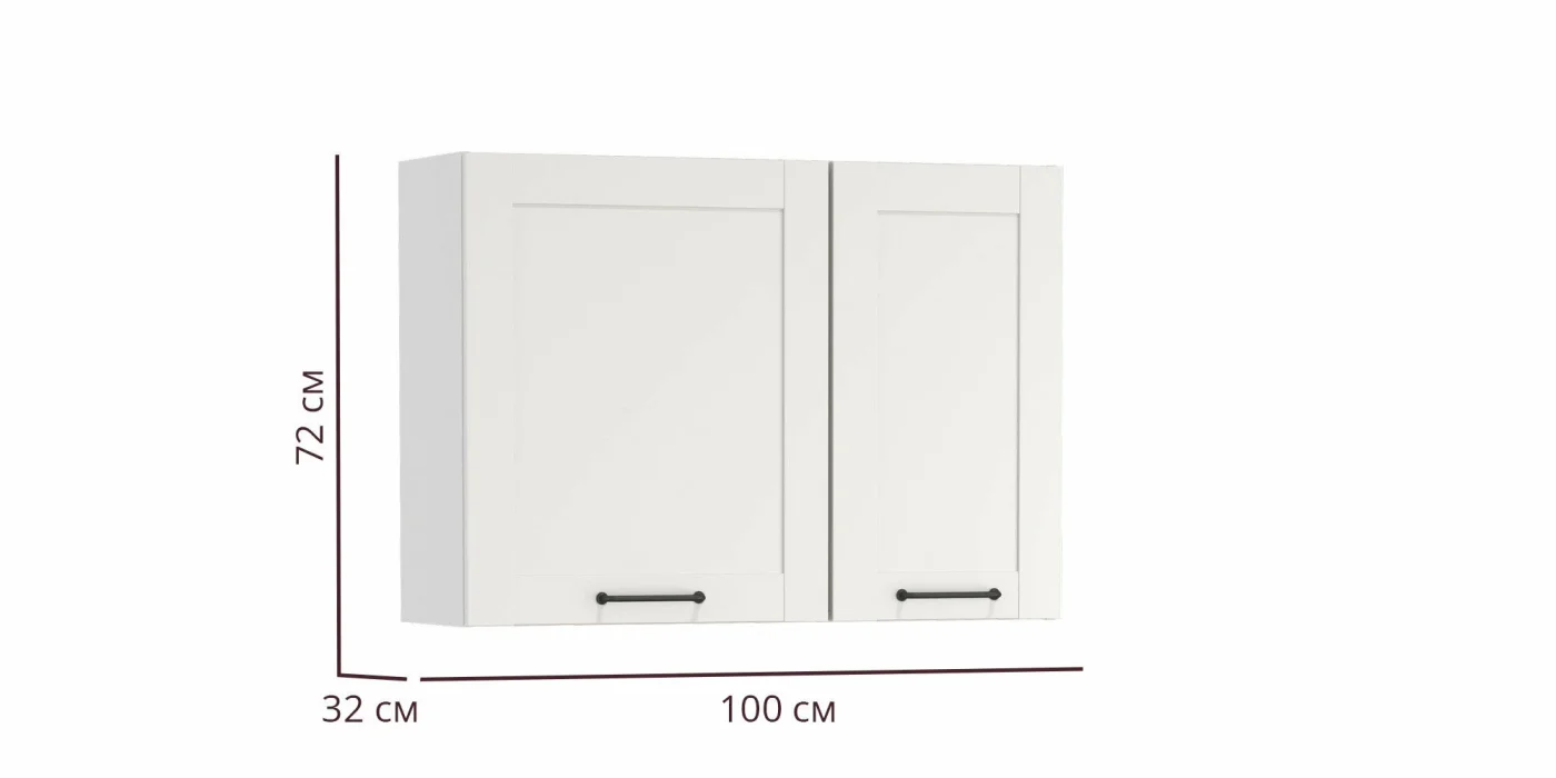 Кухонный гарнитур Аризона 2,2м белый/белый со столешницей